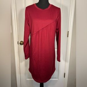 NWT Women’s Red Long Sleeve Dress